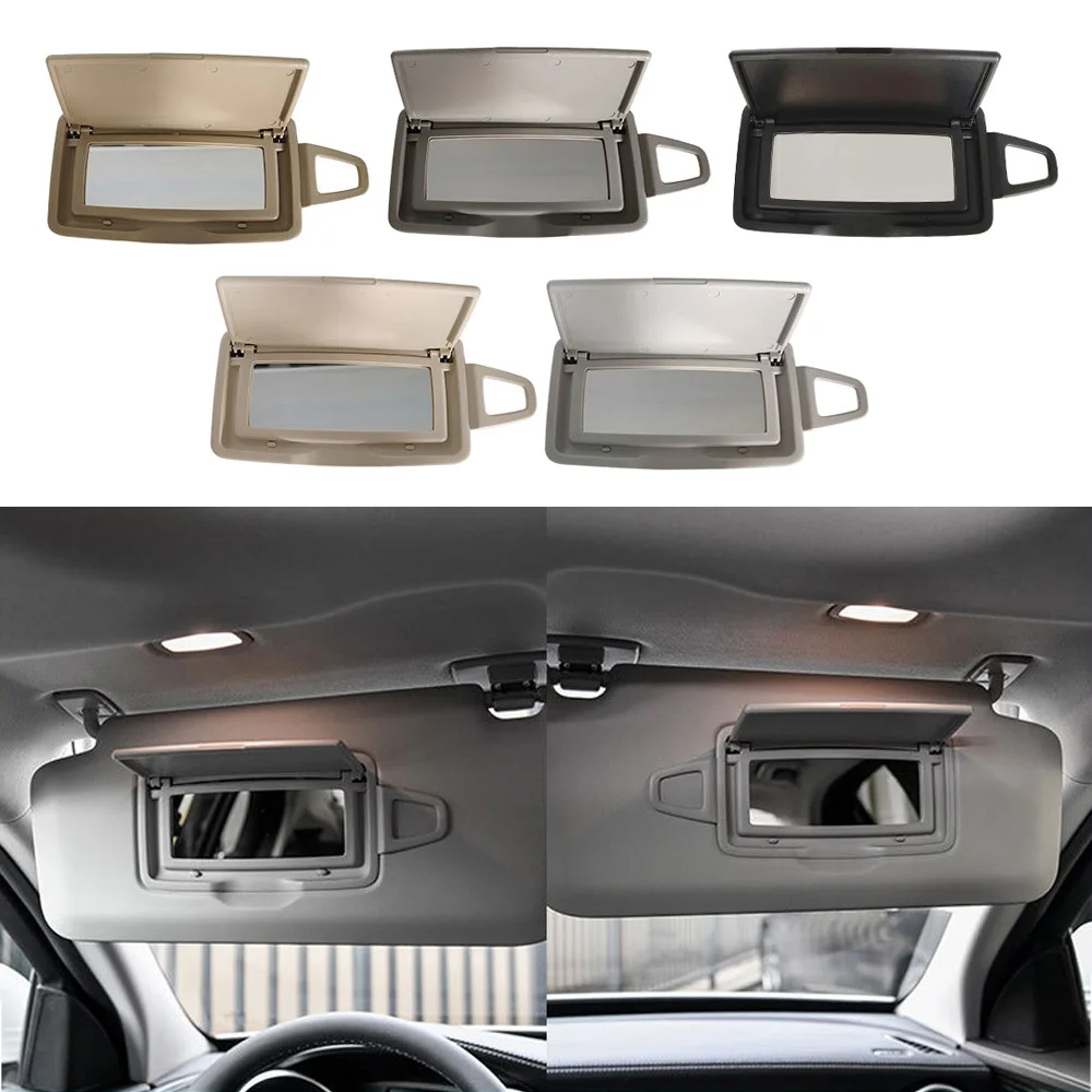 Sun Shade Visor Makeup Cosmetic Mirror Cover For Mercedes Benz W166 W205 W292 W213 W246 W156 W222 W176 A B C E S-Class GLA GLC