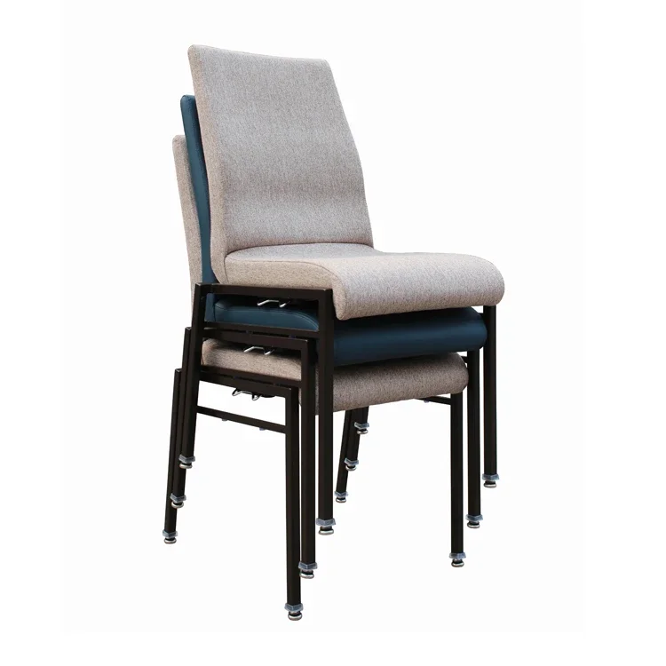 

High Quality Luxury Stainless Steel Banquet Chair Hotel Stacking Chair For Event Conference