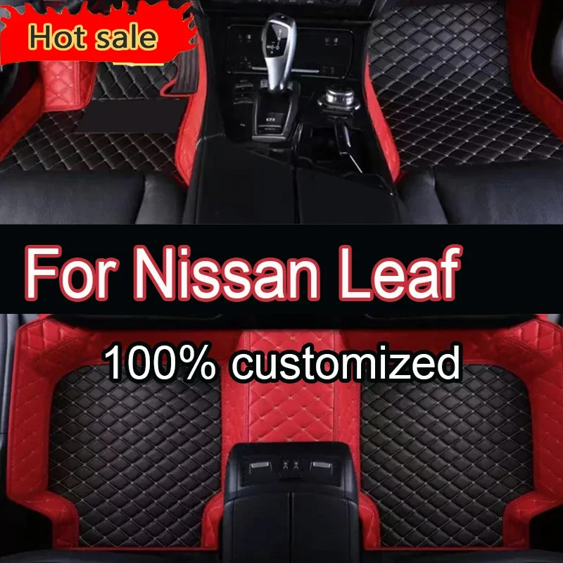 

Утолщенные коврики для Nissan Leaf ZE0 AZE0 2011 ~ 2017, грязеотталкивающие автомобильные коврики, роскошный кожаный коврик, противогрязевая накладка, автомобильные аксессуары