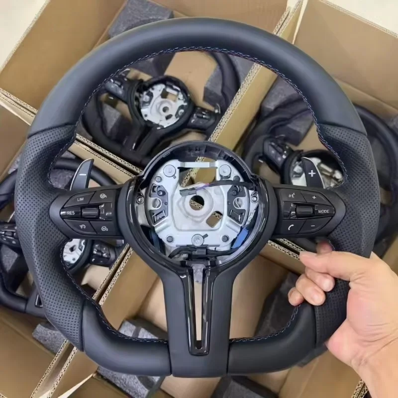 Customized Microfiber Leather Car Steering Wheel For BMW F10 F20 E71 E90 E92 F30 F31 M3 F80 M4 F82 M5 F90 X6 F25 Steering Wheel