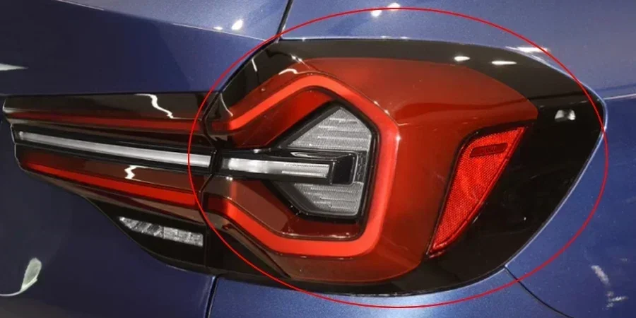 For BMW X3 G08 2022 2023 Car Accessories Rear Outer Taillight Shell Tail Lamp Cover Turn Signal Stop Light Mask Plexiglass