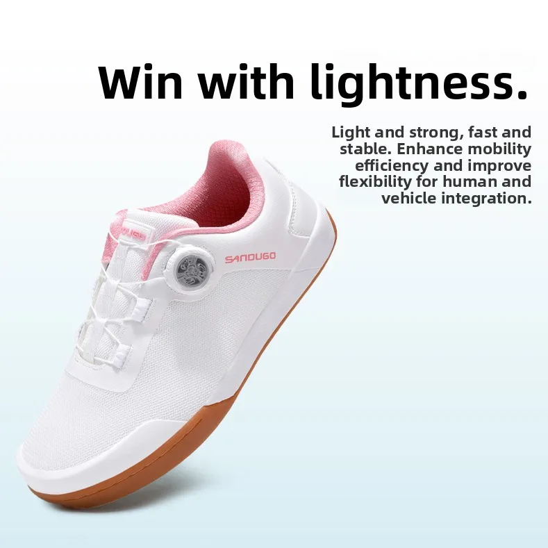 

Sandugo Youth Cycling oes Non-loed Mountain Bike oes Легкая дышащая профессиональная велосипедная обувь с плоской педалью