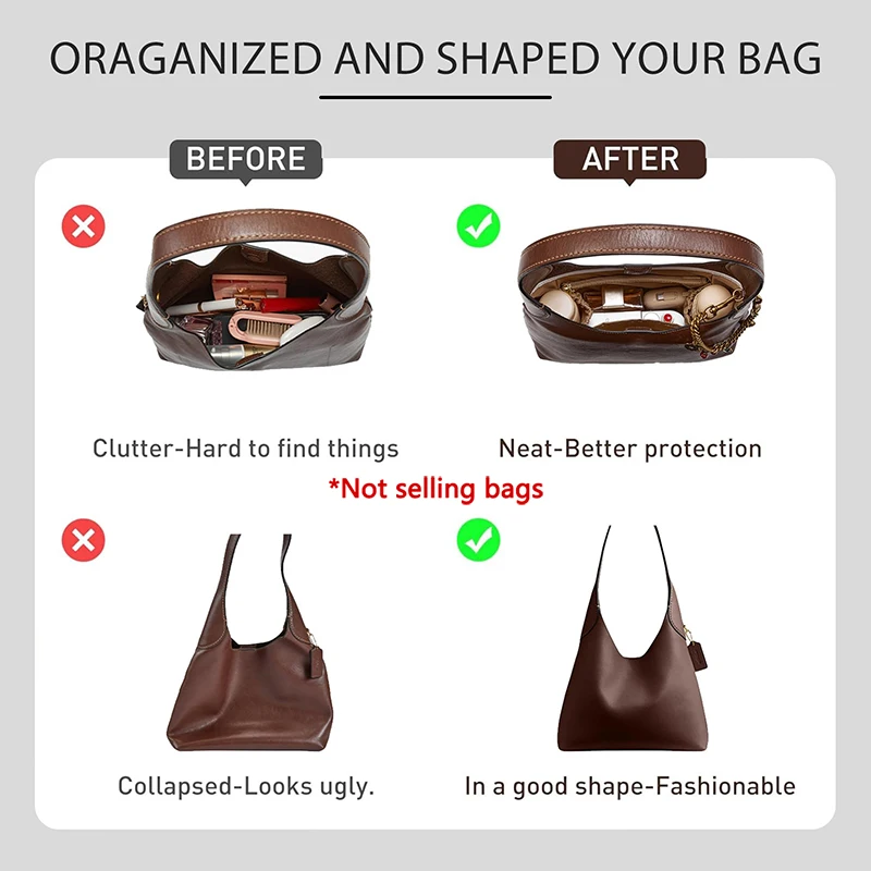 Organizador de Bolsa em Nylon Personalizado para Brooklyn 28, Protetor Leve e Impermeável com Bolso com Zíper