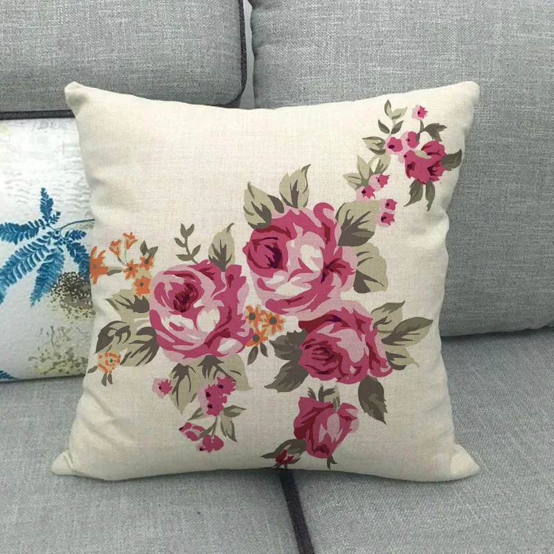 لوحة زيتية جميلة بألوان مائية طباعة رقمية أغطية وسائد قصيرة من القطيفة لغطاء وسادة مكتب أريكة السيارة والسلع المنزلية