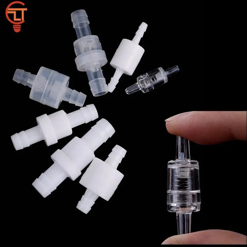 1Pc Plastic One Way Inline Check Valve Gas Air Liquid Water Fluids Valve 4mm / 6mm / 8mm / 12mm