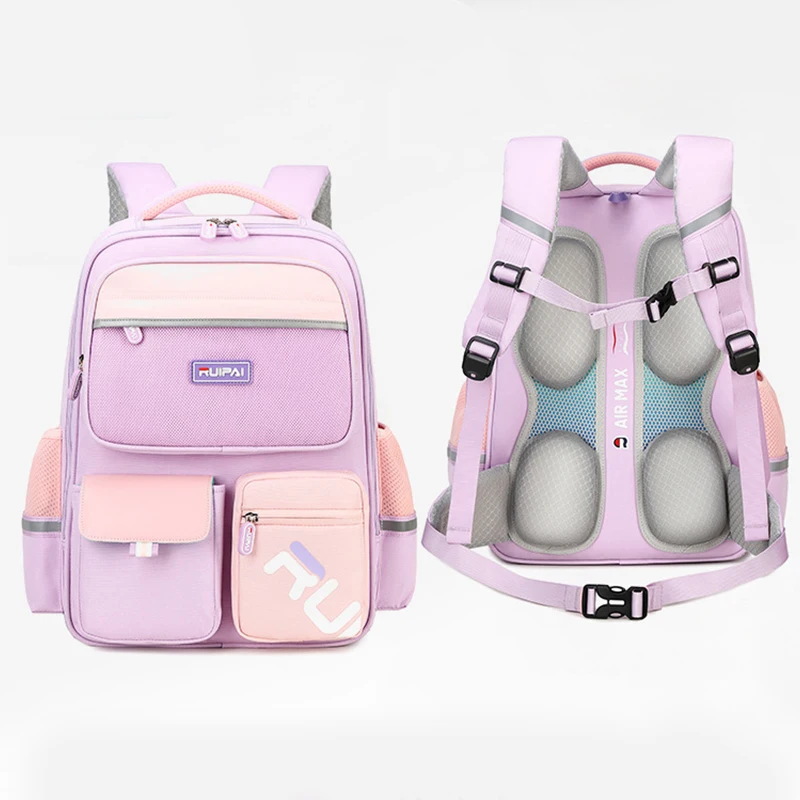 

AOK British Style School Backpack For Kids School Bags Boy Schoolbag Girl Spinal Protect Lightweight Primary Students Bookbag