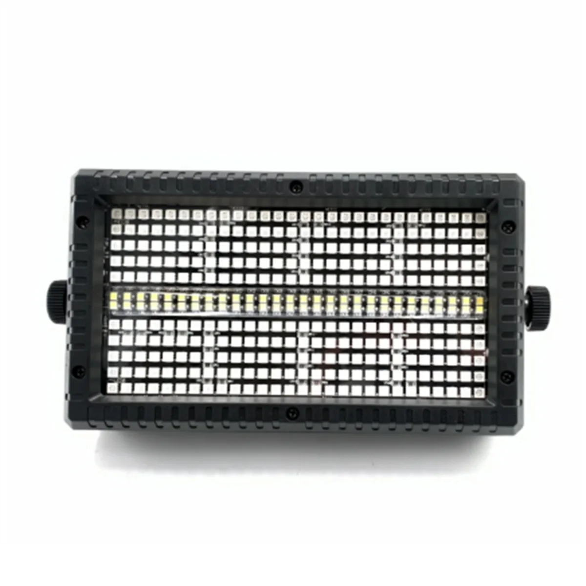 Estroboscópico LED Mni RGB 3 en 1, barra estroboscópica de 60W, 8 particiones + blanco, 8000K, 4 particiones, DMX, súper brillante, Dj, escenario, enchufe de la UE