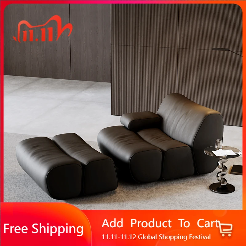 

Leather Designer Living Room Chairs Sofa Office Relax Individual Living Room Chairs Luxury Nordic Sillon Entrance Hall Furniture
