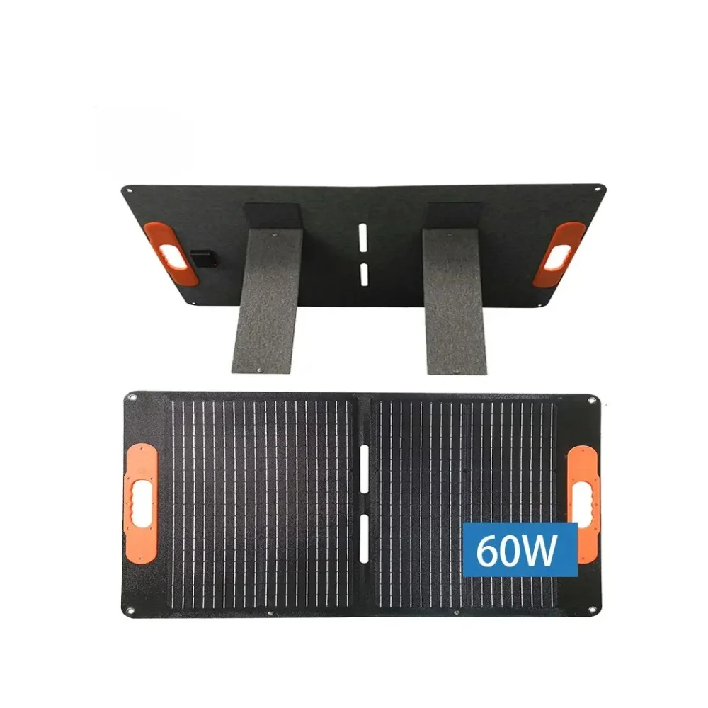 

Outdoor 12V 18V Portable Foldable Solar Panel Kit Charger 50w 60w 100w 150w 200w Folding Solar Panel for Portable Power Station
