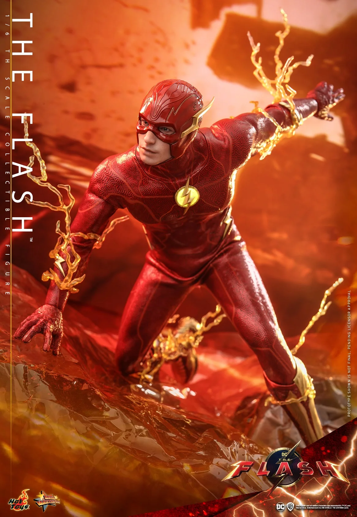 En Stock Hottoys juguetes calientes HT MMS713 1/6 The Flash Anime figura de acción juguete modelo coleccionable PVC regalo