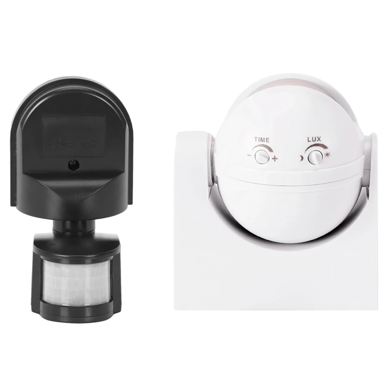 

110V-240V Outdoor Ip44 50/60Hz Security Motion Sensor Switch With Outdoor Motion Wall Light Lamp 180 Degree Sensor