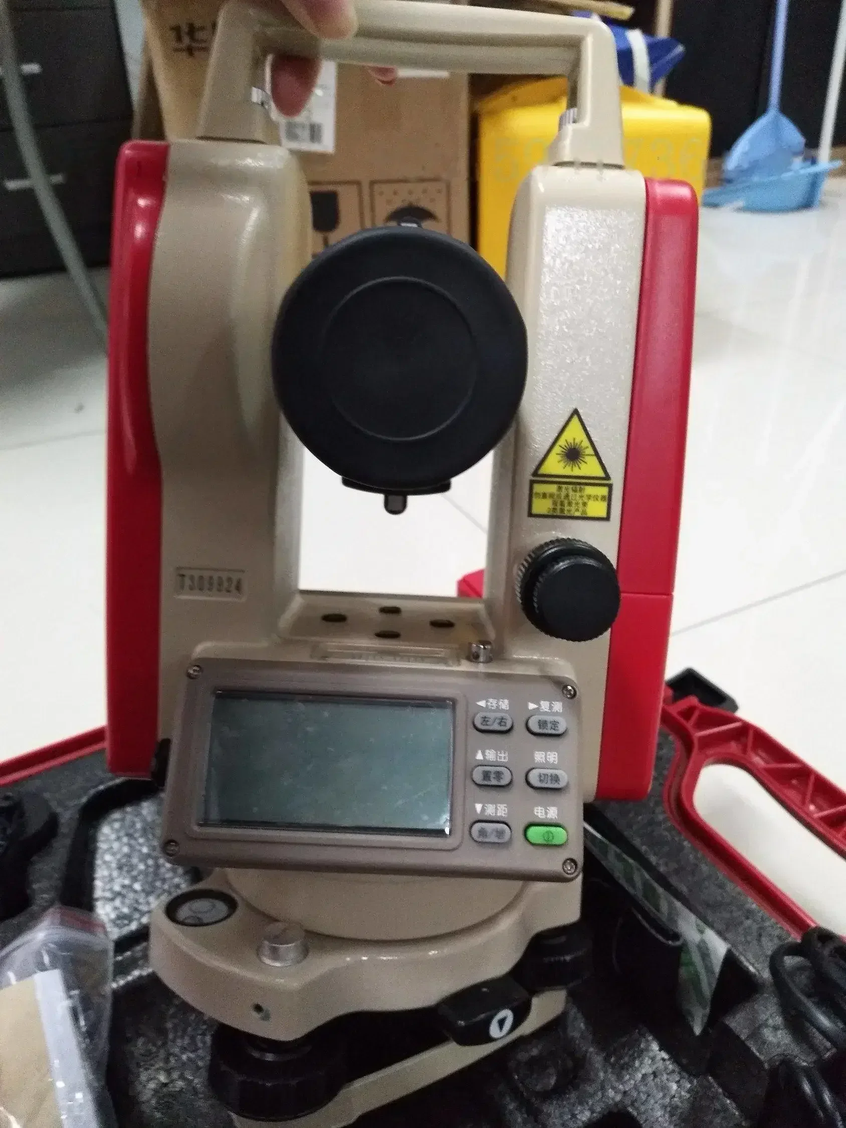 High-quality optical theodolite for precise angle measurement in surveying and engineering projects