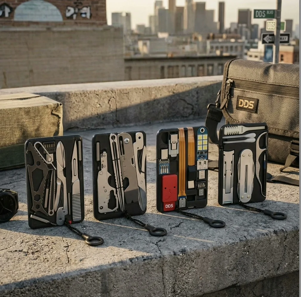 

DeepDIY DDS EDC Card - многофункциональная EDC-карта, напечатанная на 3D-принтере