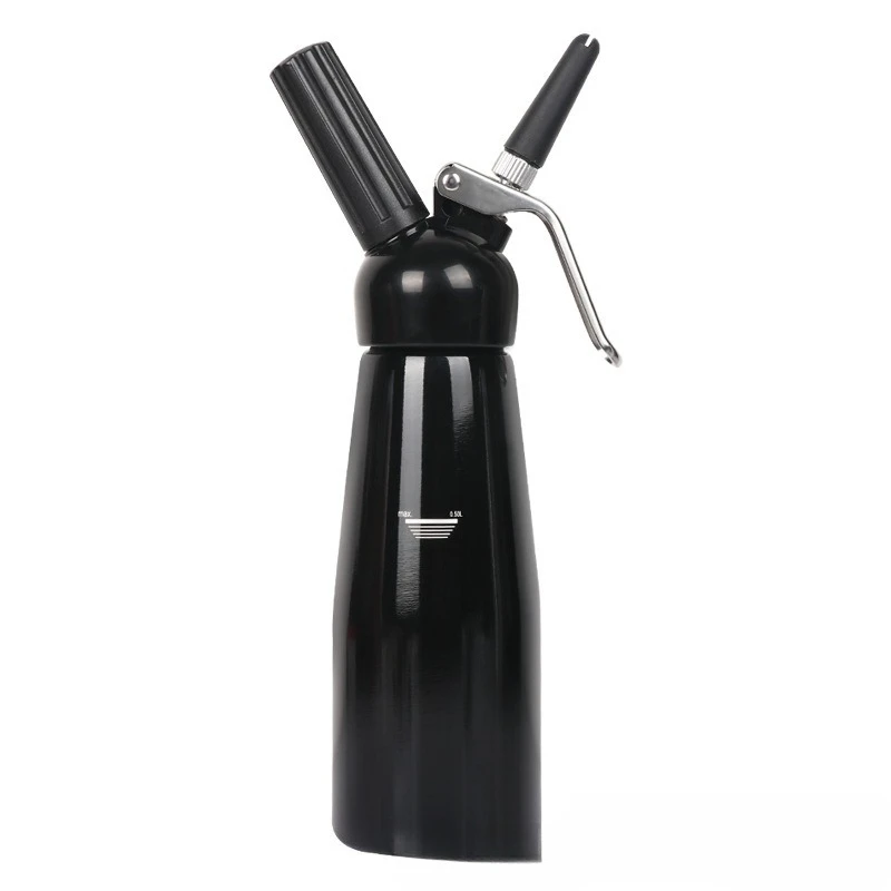 

500Ml stainless steel cream gun cream frother cold brew coffee milk tea piping gun 1L aluminum commercial milk beater