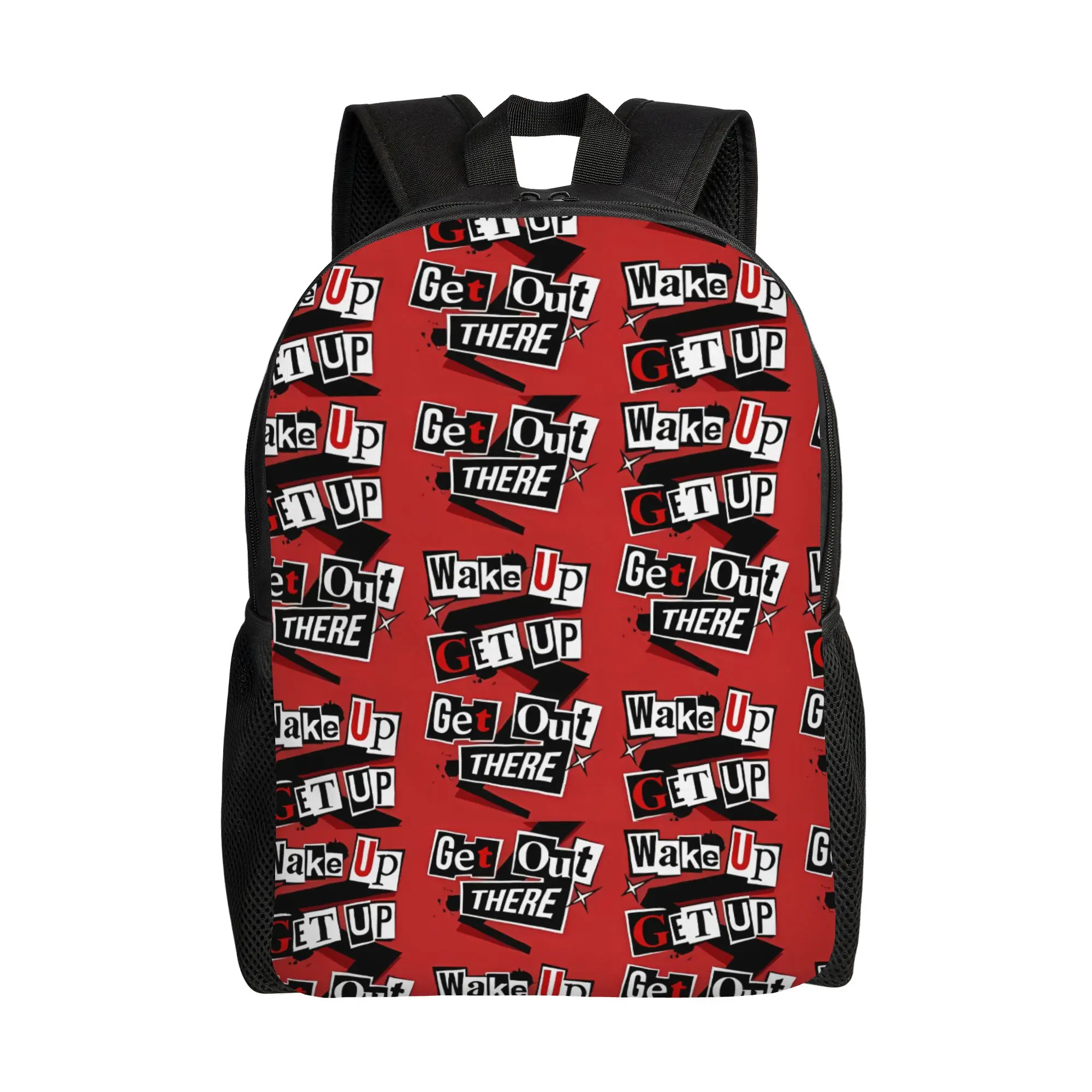 

Wake Up, Get Up, Get Out There Per sonas 5 Schoolbag Students Fashionable Large Capacity Schoolbag Back To School Season