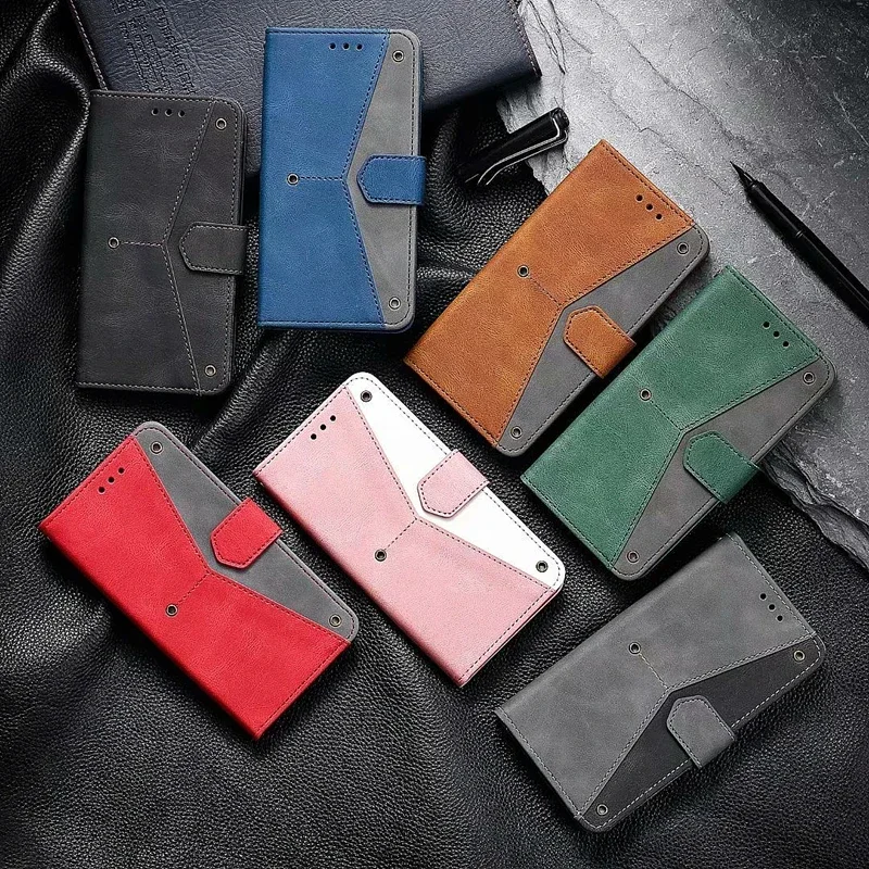 S24 S23 custodia in pelle Ultra per Samsung Galaxy S24 S23 S22 S21 S20 FE Note 20 Ultra S10 S9 S8 Plus S7 Edge Flip Case Cover Funda