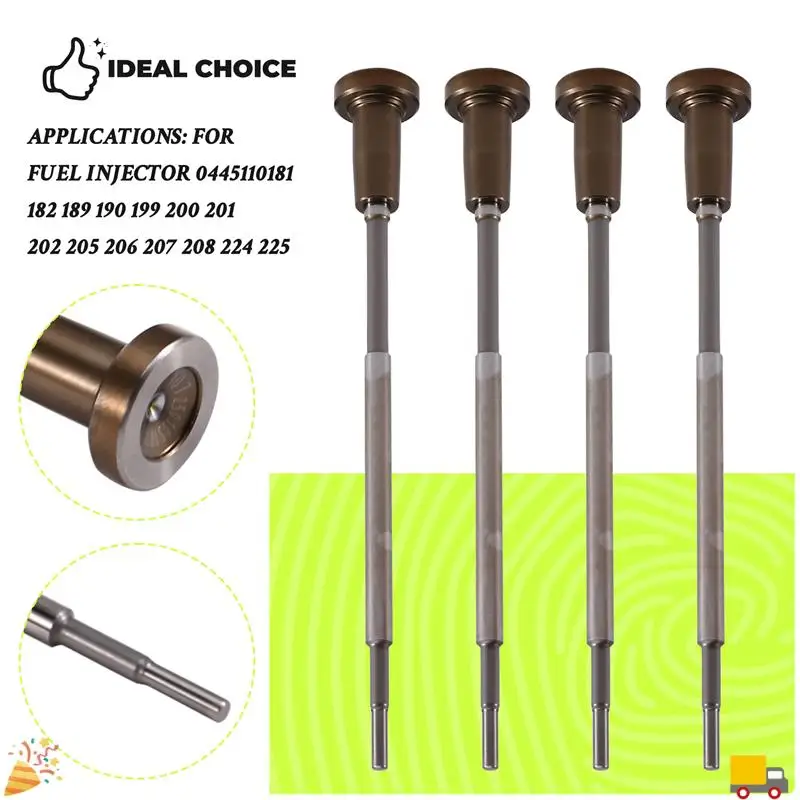 Fuel Injector Valve F00VC01051 For 4PCS Common Rail Injector Parts 0445110181 182 189 190 199 200 Injectors