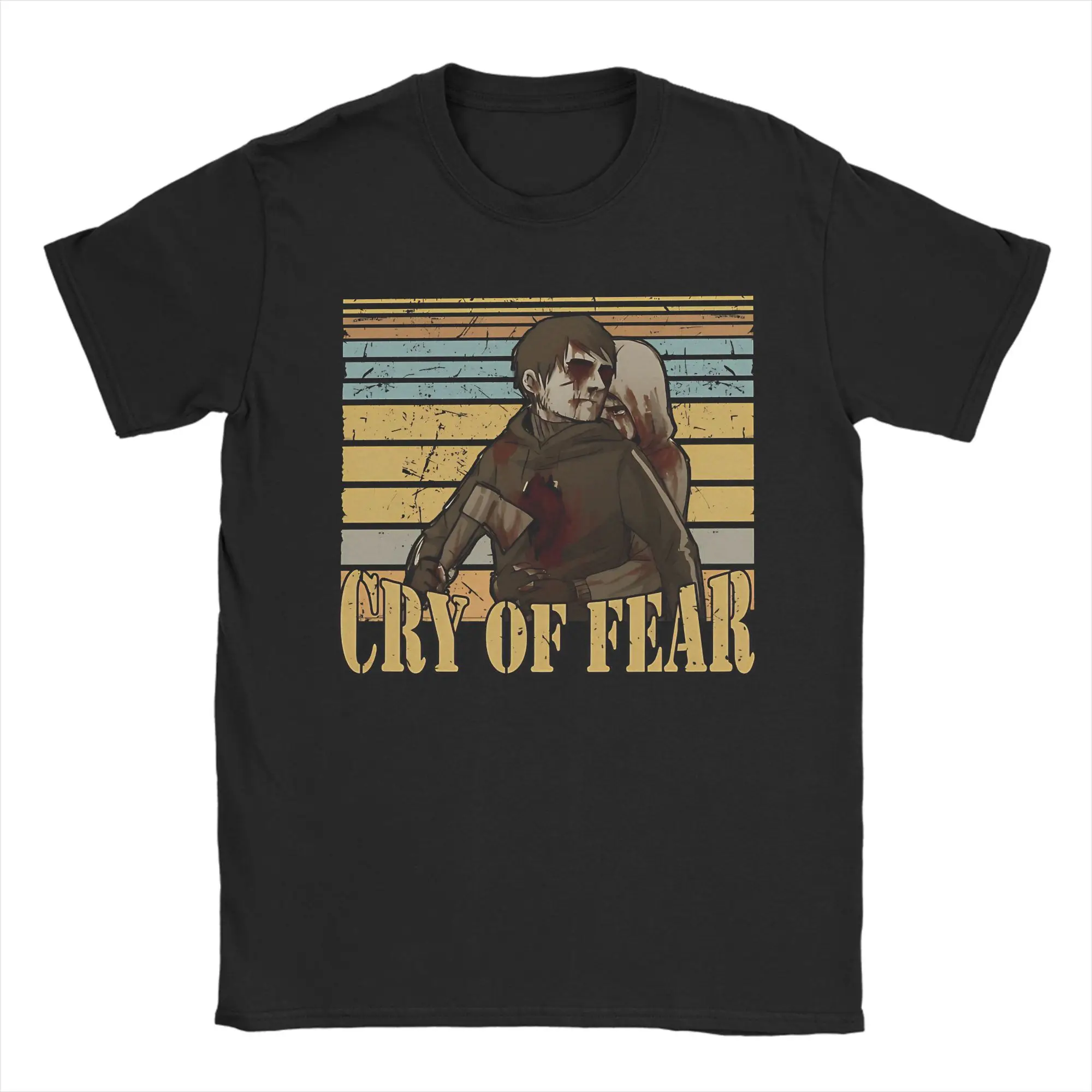 Simon Henriksson Cry of Fear  Graphic Printed T Shirts for Men Women  Pure Cotton  Tee Shirt Clothes