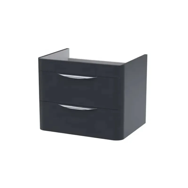 Custom Gray Solid Wood Bathroom Cabinet Wall Mounted Cosmetic Mirror Cabinet European Wholesale