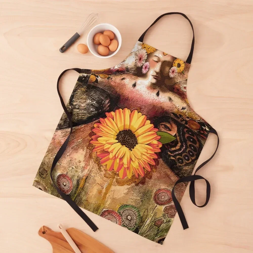 

Goddess Apron For Nail Stylist Hairdressing Barber Apron