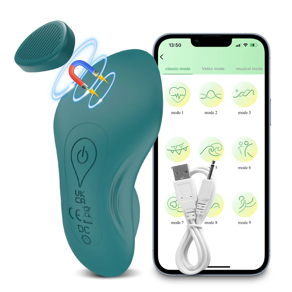 Appgesteuerter Tragbarer Klitorisvibrator Für Damen Diskret_voghion.com