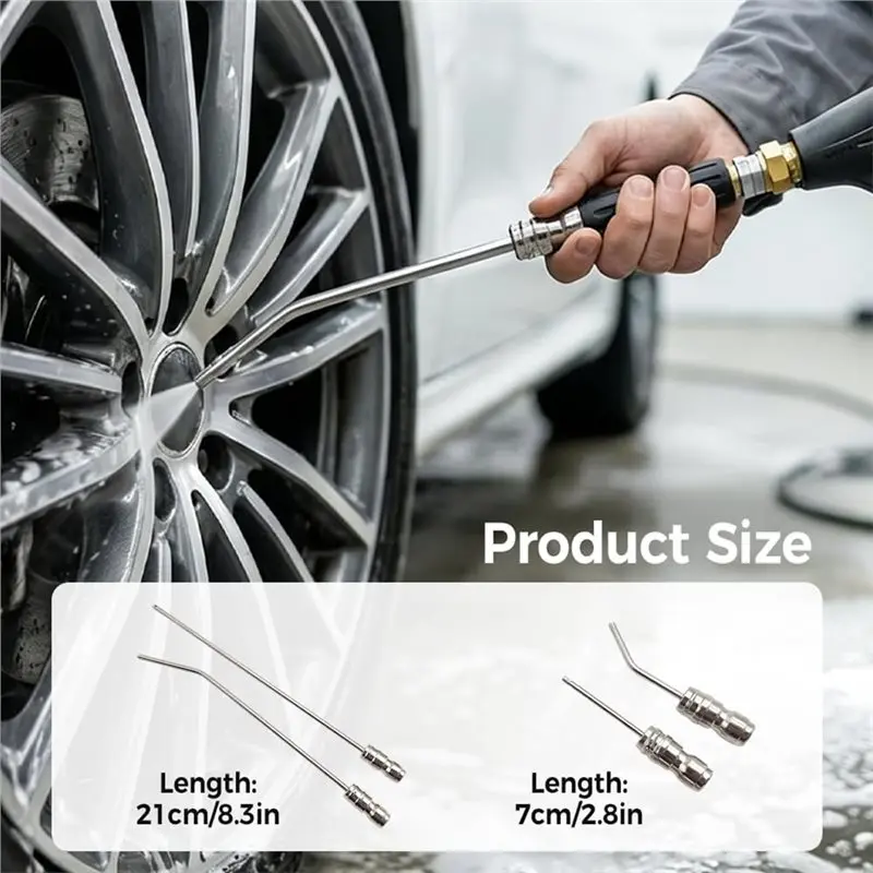 【LIMITED EDITION】Pressure Washer Nozzle Kit 8Pack High Pressure Wand Extension For Washing Machine& Automotive Cleaning Ac
