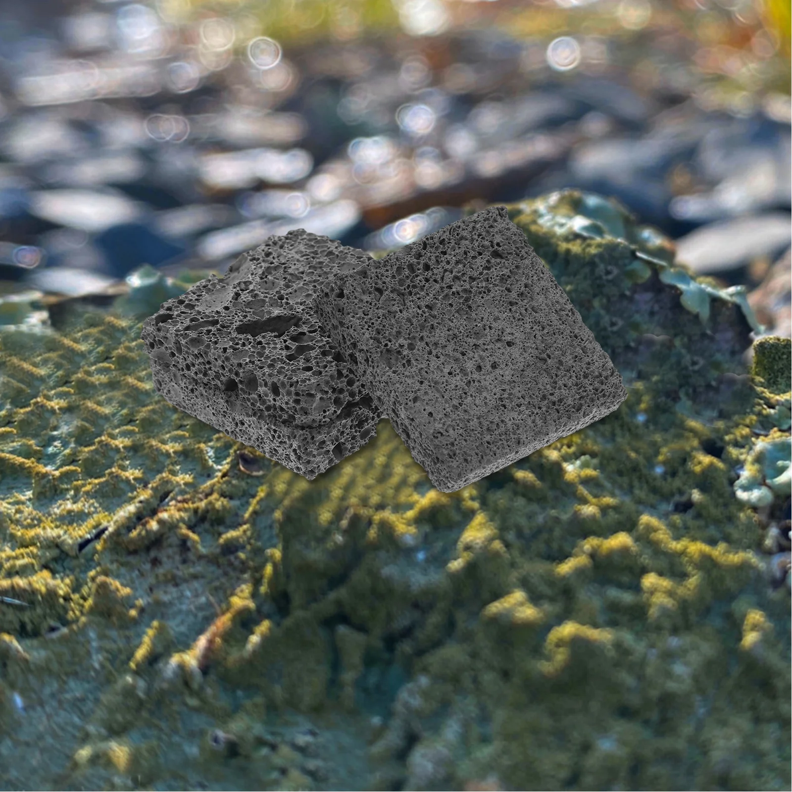 

3Pcs Water Plant Propagation Volcanic Rocks Natural Aquarium Moss Cultivation Decorative Landscaping Betta Fish Tank