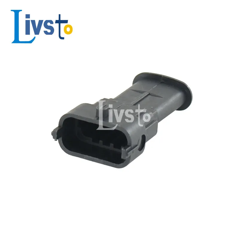 3 Pin Waterproof Auto Connector Common Rail Diesel Injection Pump Socket Pressure Crankshaft Position Sensor Plug For Boschs image 5