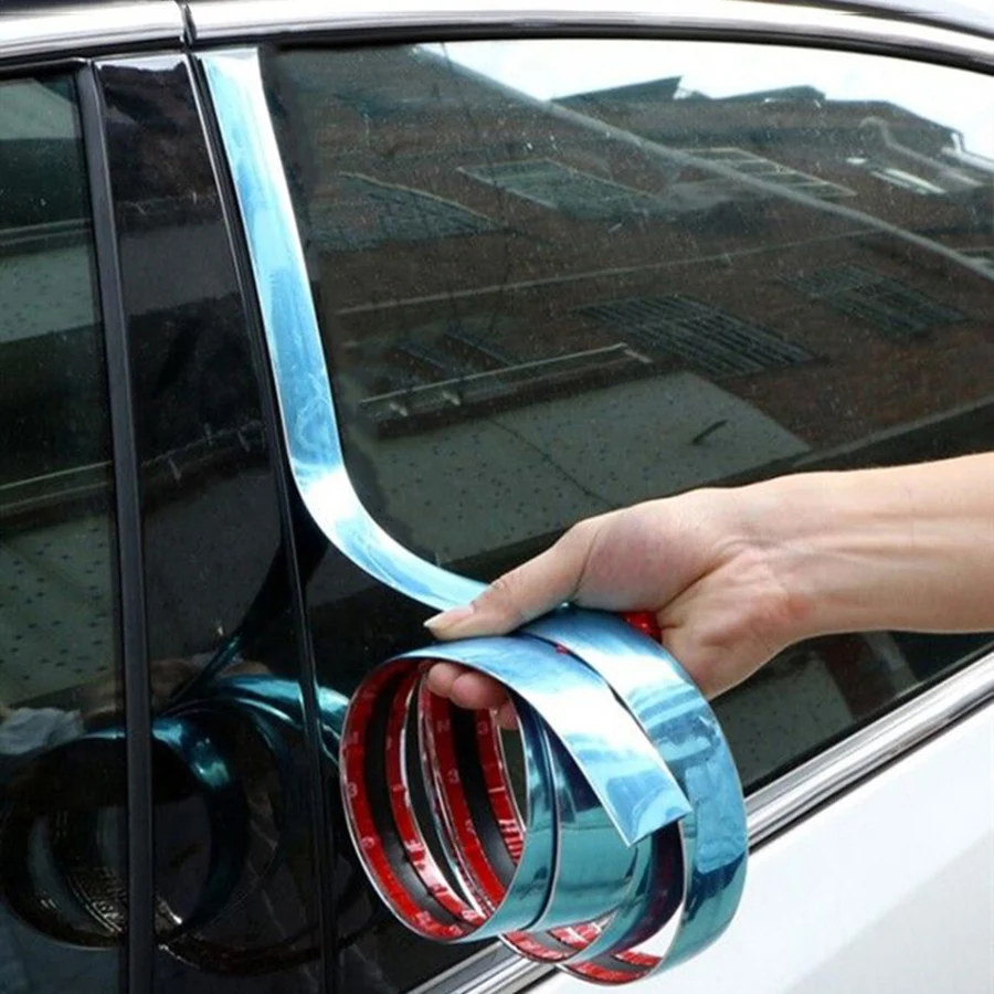 Car window frame decorative strip, body appearance modification, electroplated anti-collision sticker, car chrome bright strip