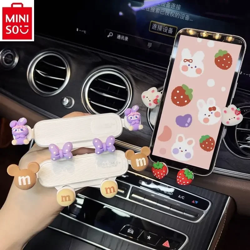 car phone holder new 2024 new cartoon star Dailu universal universal car air outlet navigation bracket for cars image 2