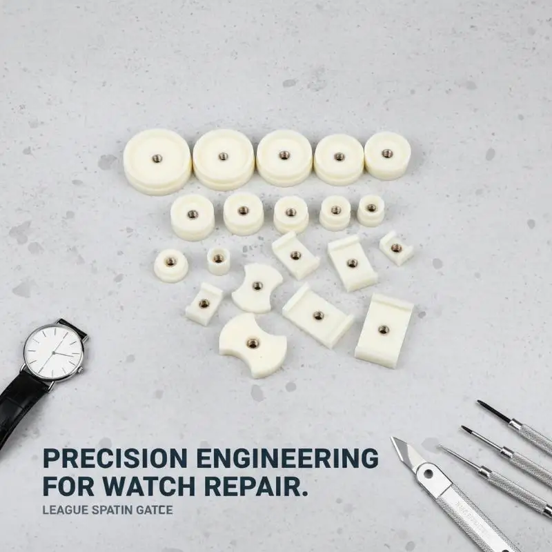 20 Pcs Watch Dies Watch Crystal Front Back Case Cover Screw Press Presser Close Dies Accessories Watchmaker Watch Repair Kit