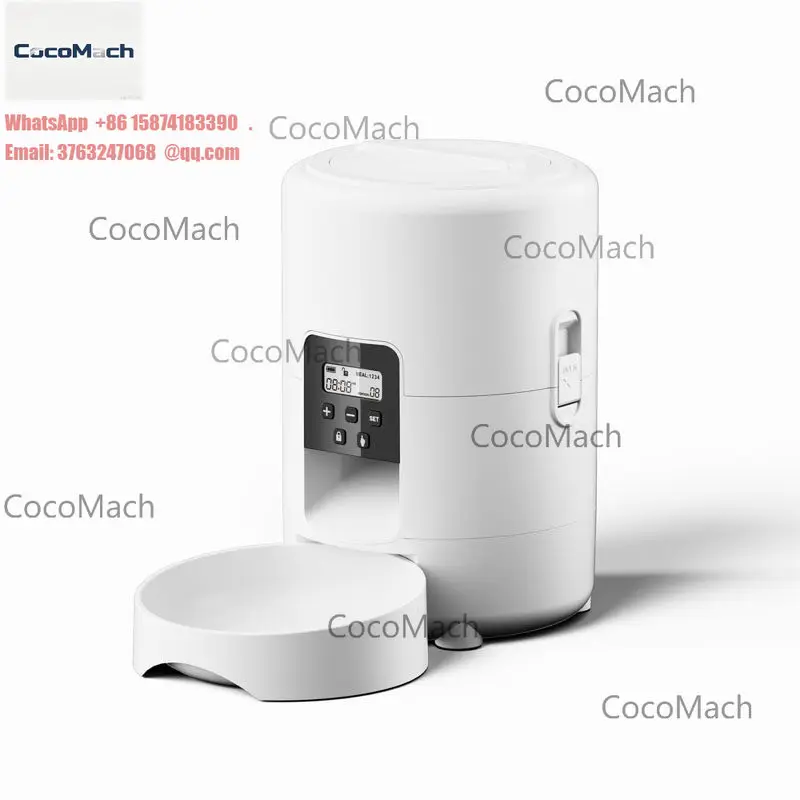 Smart Cat Feeder Timed Quantitative WiFi Dual Power with Camera Automatic Pet Feeding