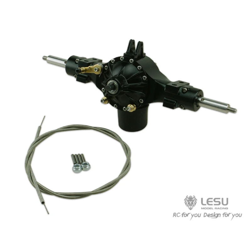 

LESU DIY Metal Rear Axle Differential for 1/16 RC Tractor Truck Model Accessories Th16658-Smt3