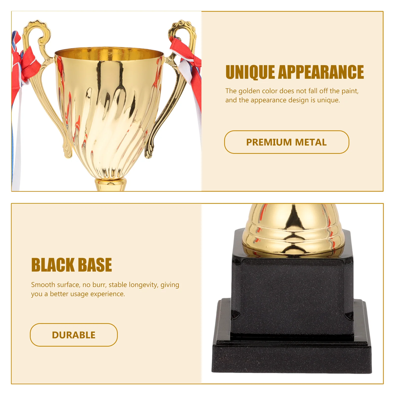 

Champion Durable Decor Plastic Metal Award Sports Events Decor Prize Kids Decorative Prize Trophy Trophy Cup Adults
