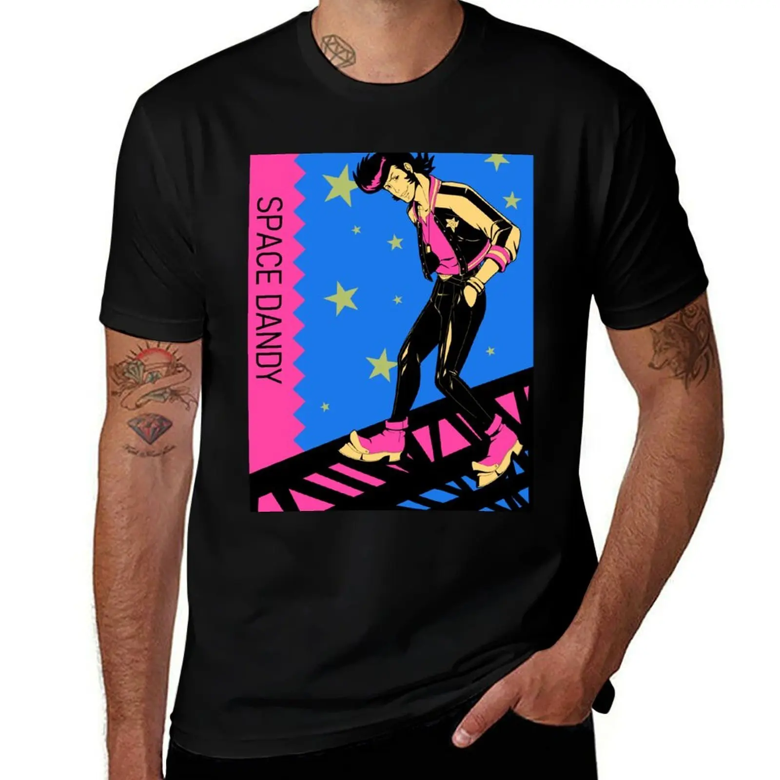Space Dandy Strut T-Shirt Durable Work Wear T-Shirt