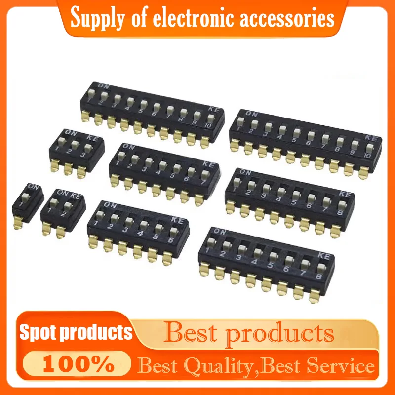 

KE dip switch 1.27 1P/2P/3P/4P/5/6/8/10P bit 1.27MM 2.54MM