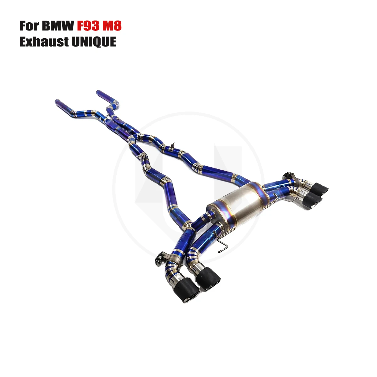 UNIQUE For BMW F93 M8 coupe performance valve titanium exhaust system  TC4 titanium alloy exhaust muffler