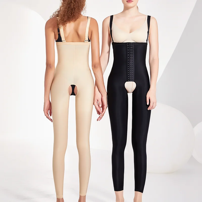 stage 1 postoperative tummy girdles body shaper high compression garment open crotch liposuction colombian post op surgery