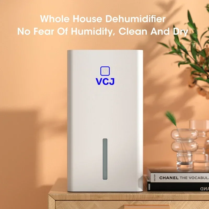 Air Dehumidifier Mute Moisture Absorbers Machine 1100ML Water Tank Home Dehumidifier For Bathroom Basement Air Dryer For Indoor