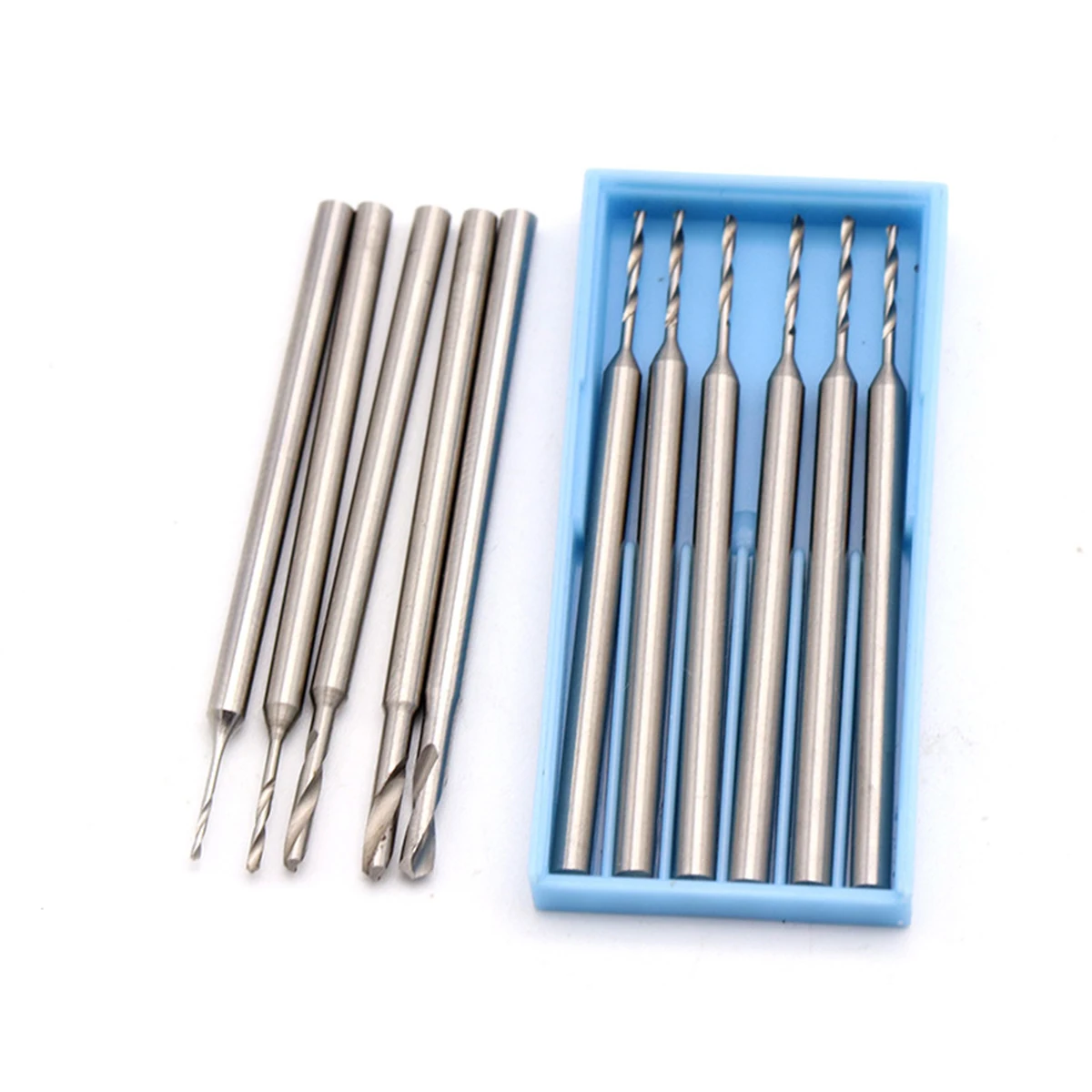 1 Buah 2.35Mm Shank 0.6-2Mm Tungsten Carbide Burr Rotary Files Alat Engraving Olive Amber Carving Knife End Mill Alat Woodworking