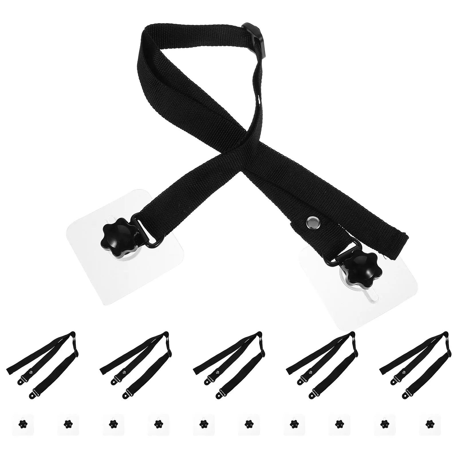 

1 set Adjustable Safety Straps Anti-Tip Furniture Belts Sturdy Wall Anchors For Television Cabinet Bookshelf Fixing Household