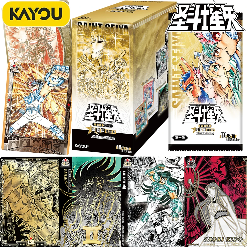 kayou-original-official-saint-seiya-collection-cards-exquisite-unique-design-character-art-charm-comic-cards-toys-hobbies-gifts