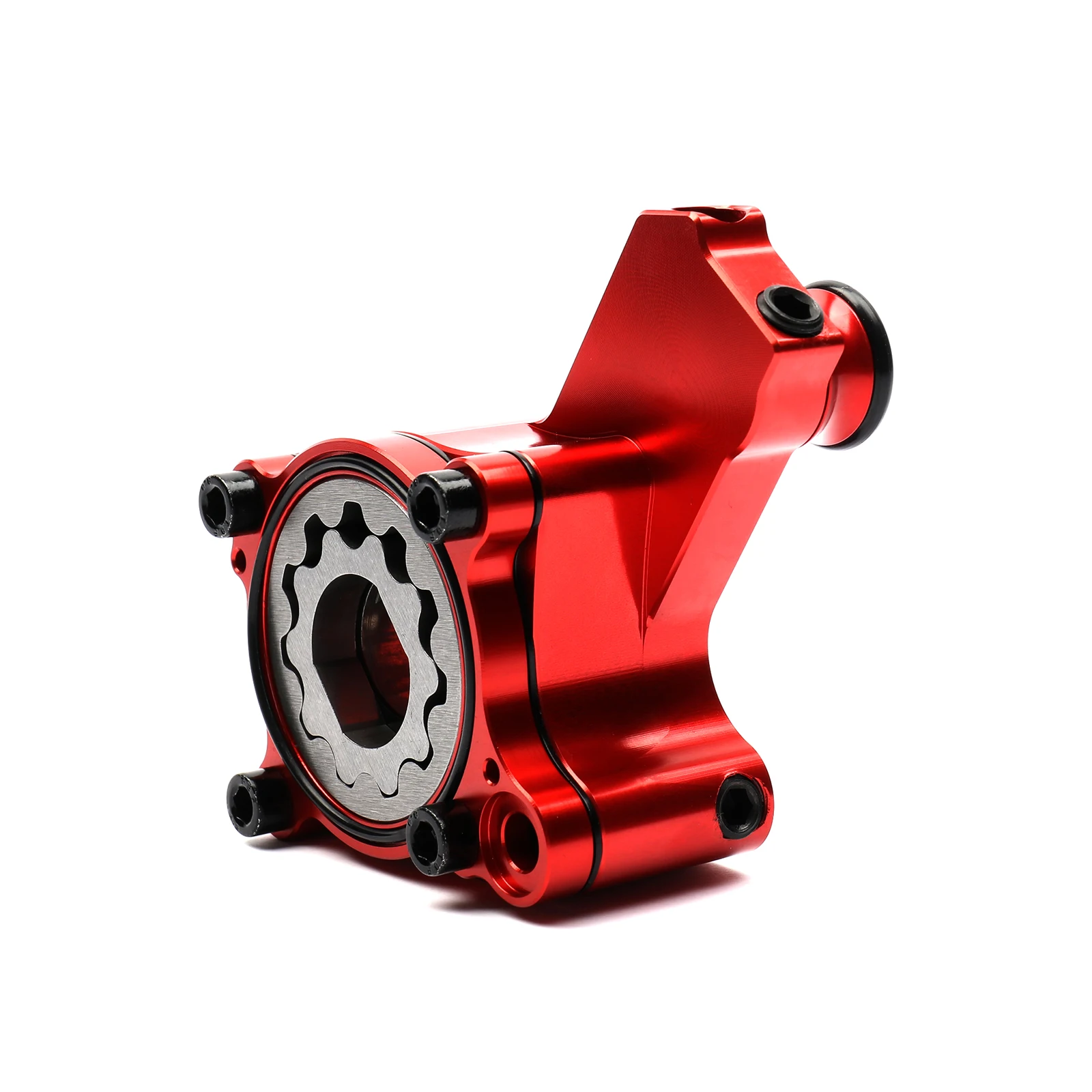 High Flow Volume Oil Pump for Harley 1999-2006 Touring Softail Dyna Twin Cam 88 Engine, Red