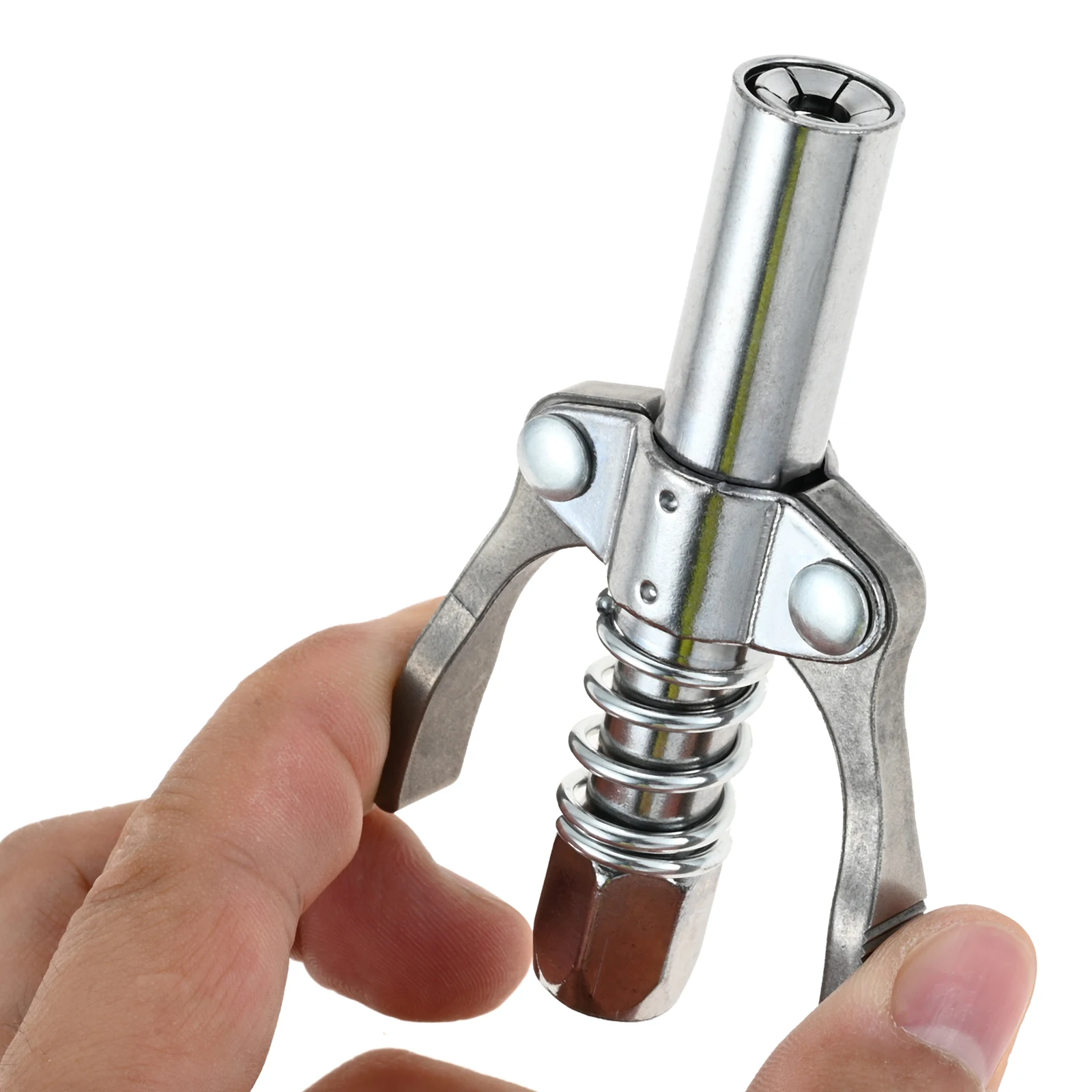 4pcs/set Grease Gun Tips2-handle Coupler 90 Degree Adapter Grease Needle & Tip Dispenser fit Standard 1/8
