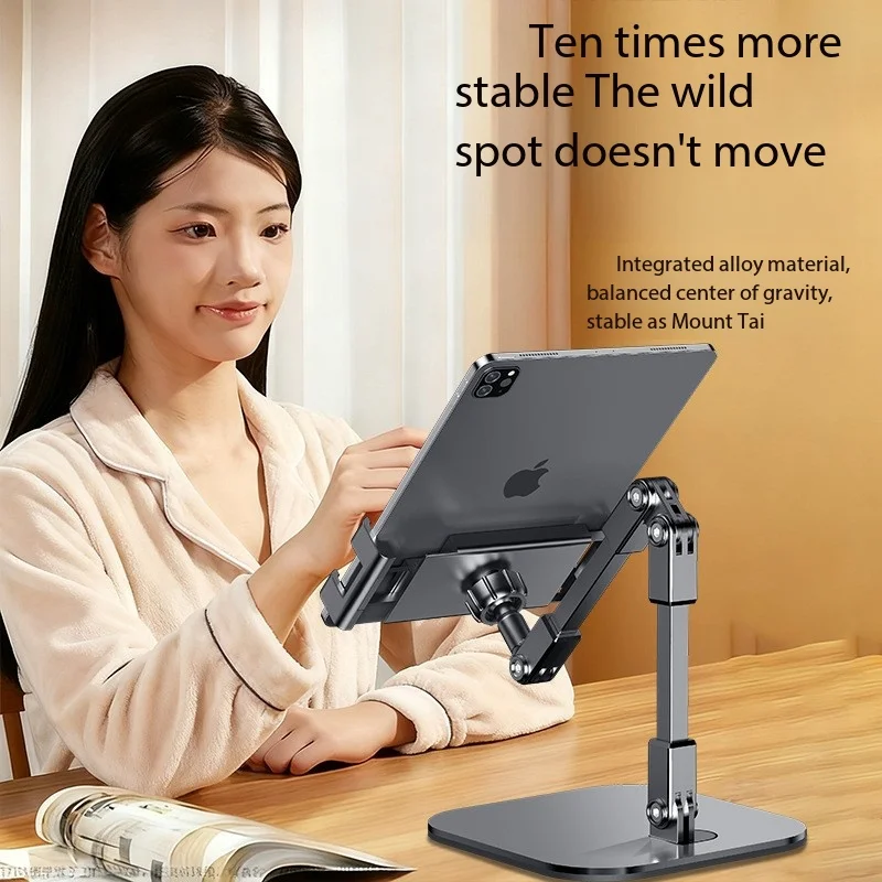 Foldable Table Tablet Adjustable Stand For iPad Ebook Kindle Drawing Stand Tablet  Holder Home Tab Cradle Cellular Desk Support