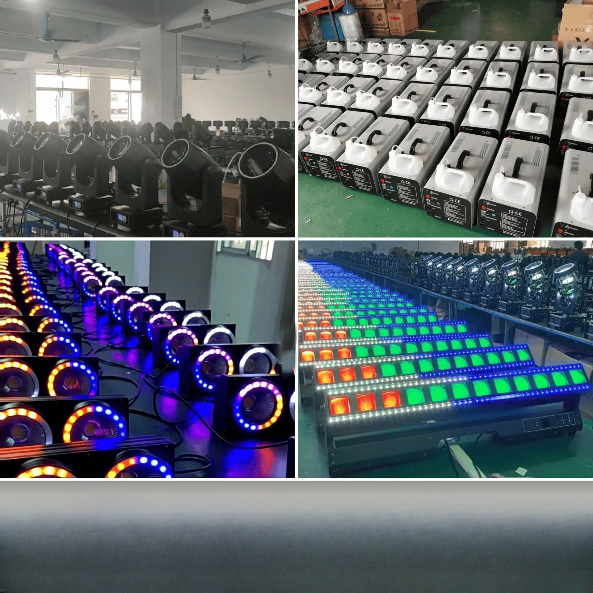 7 full-color moving head lights Par lights RGBW four-in-one