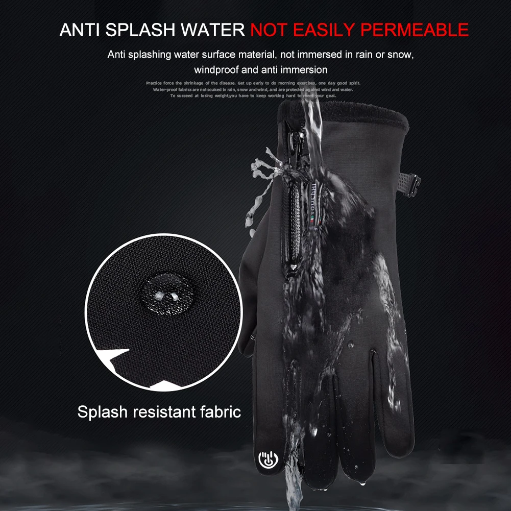 Guantes con pantalla táctil USB, guantes térmicos con calefacción, guantes calefactables a prueba de viento para ciclismo, correr, conducir, senderismo, caminar para mujeres y hombres