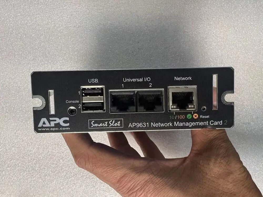 

Schneider APC AP9631 UPS Network Management Card 2 Environmental Monitoring