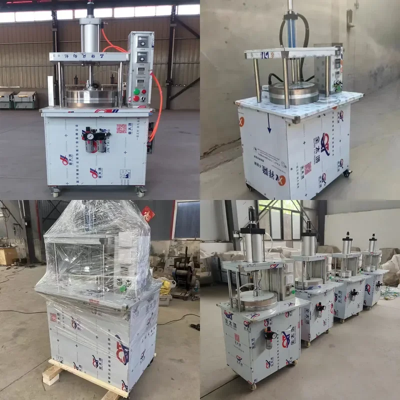 Hydraulic Automatic Cake Pressing Machine for Roast Duck Cake Egg Filling Cake Braised Meat Burrito 20-80mm Diameter