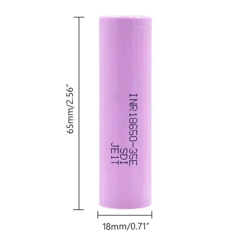 2024 New 100% made in Korea 18650 3500mAh 10A discharge INR18650-35E 3.7v 18650 battery rechargable Battery